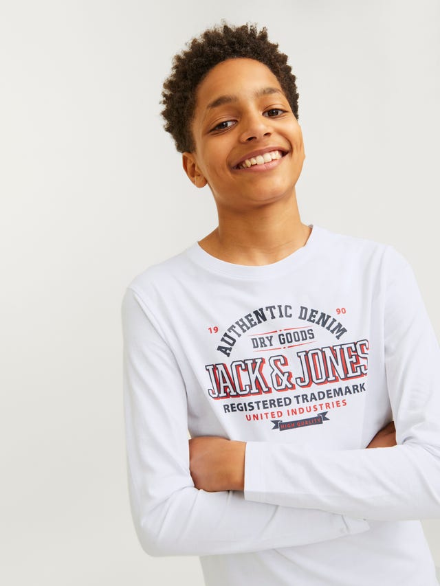 Jack & Jones Logo T-shirt Für jungs - 12258880