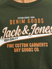 Jack & Jones Logo Tričko Mini -Kombu Green - 12258882