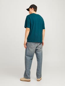 Jack & Jones Logo Tričko -Deep Teal - 12258883