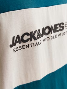 Jack & Jones Logo Tričko -Deep Teal - 12258883