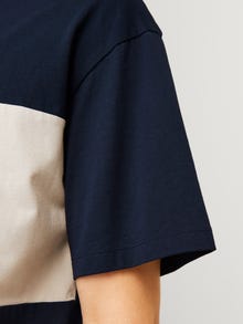 Jack & Jones Logo O-hals T-shirts -Navy Blazer - 12258883