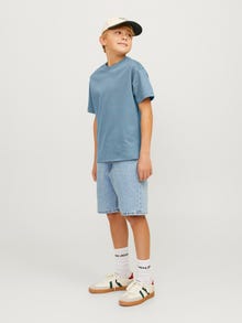 Jack & Jones Einfarbig T-shirt Für jungs -Goblin Blue - 12258902