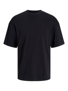 Jack & Jones Einfarbig T-shirt Für jungs -Black - 12258902