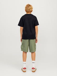 Jack & Jones Vanlig T-skjorte For gutter -Black - 12258902
