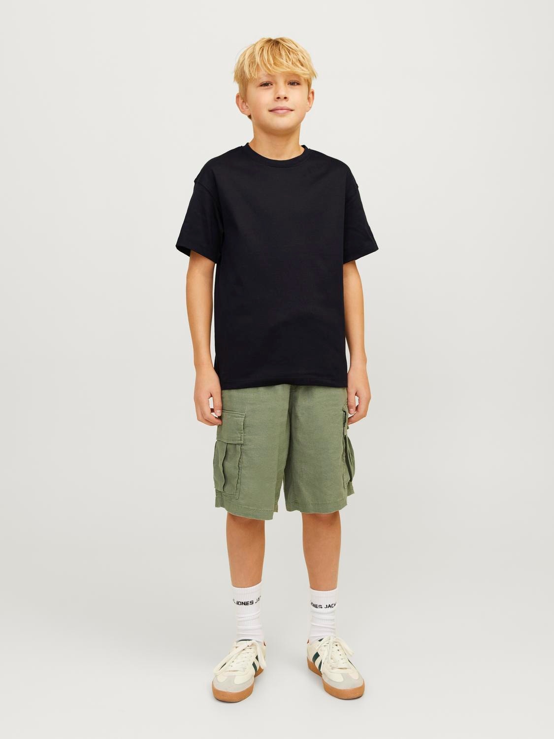 Jack & Jones Effen T-shirt Voor jongens -Black - 12258902