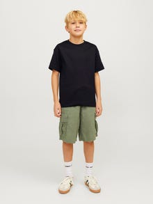 Jack & Jones Einfarbig T-shirt Für jungs -Black - 12258902