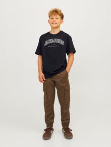 Jack & Jones Junior Logo T-paita -Black - 12258924