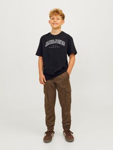 Jack & Jones Logo T-särk Junior -Black - 12258924