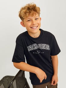 Jack & Jones Junior Logo T-paita -Black - 12258924