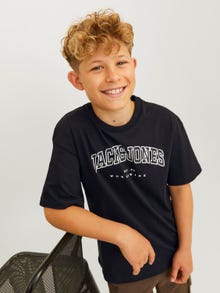 Jack & Jones Logo T-shirt Voor jongens -Black - 12258924