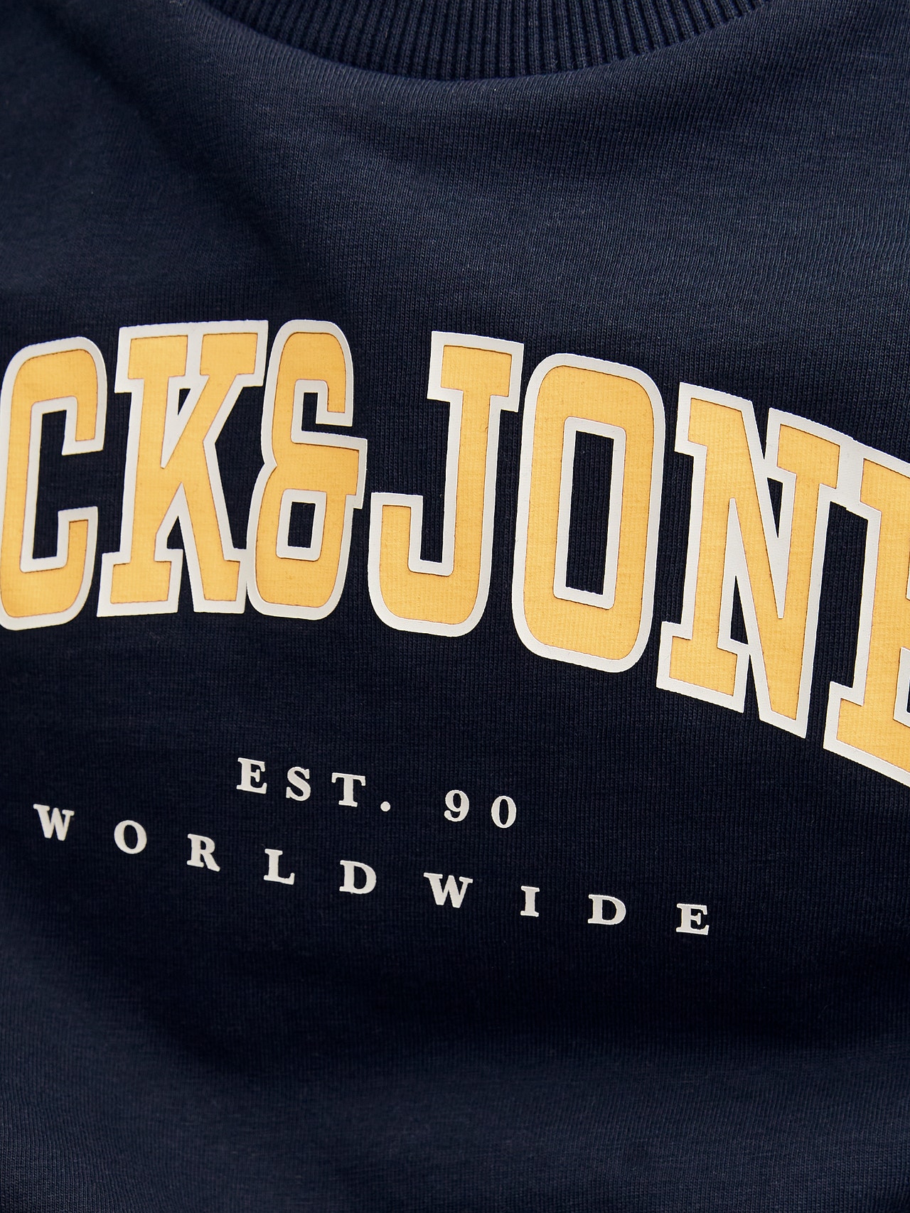Jack & Jones Logo T-skjorte For gutter -Navy Blazer - 12258924