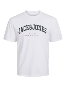 Jack & Jones T-shirt Logo Para meninos -White - 12258924