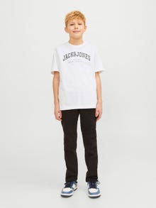 Jack & Jones Logotipas Marškinėliai For boys -White - 12258924