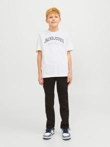 Jack & Jones T-shirt Logo Pour les garçons -White - 12258924
