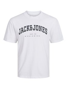 Jack & Jones Logo T-shirt Mini -White - 12258925