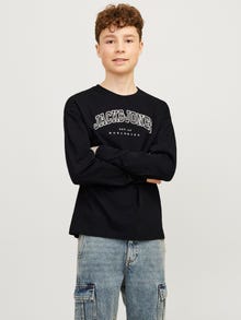 Jack & Jones Logo T-shirt Voor jongens -Black - 12258928