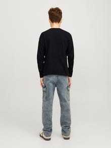 Jack & Jones Logo T-särk Junior -Black - 12258928