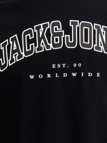 Jack & Jones Logo T-skjorte For gutter -Black - 12258928