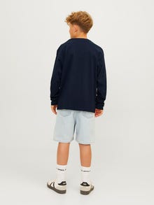 Jack & Jones Logo T-skjorte For gutter -Navy Blazer - 12258928