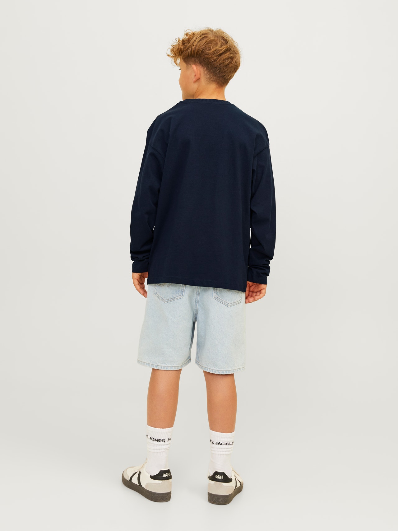 Jack & Jones Logotipas Marškinėliai For boys -Navy Blazer - 12258928