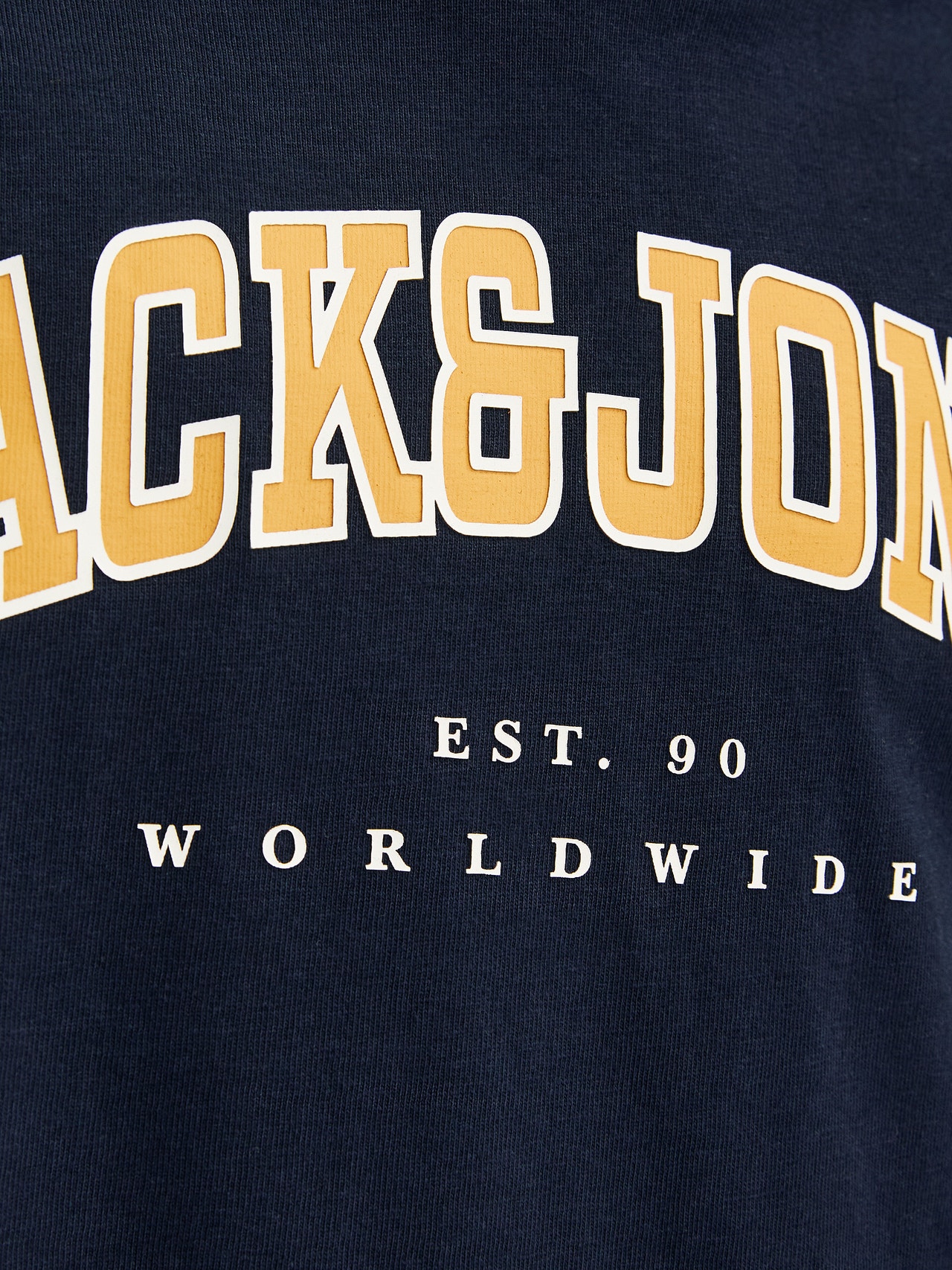 Jack & Jones Logo T-shirt For boys -Navy Blazer - 12258928