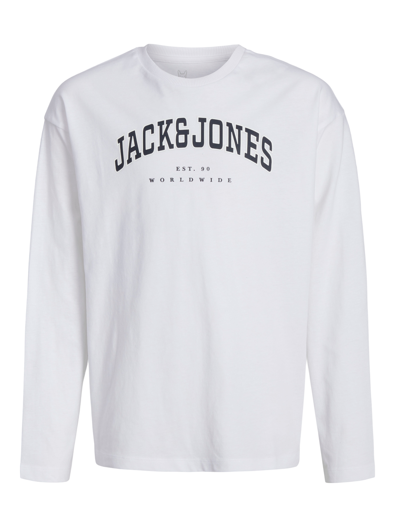 Jack & Jones Logo T-shirt Voor jongens -White - 12258928