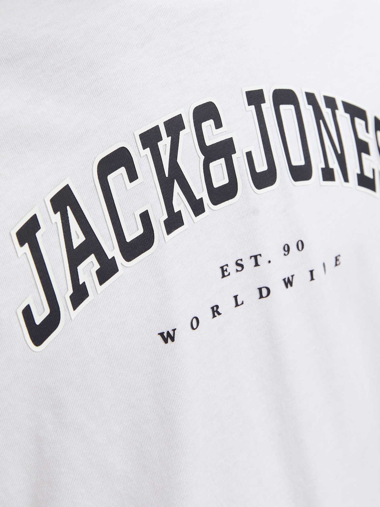 Jack & Jones Logo T-shirt Für jungs -White - 12258928