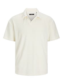 Jack & Jones Einfarbig Polo T-shirt -Snow White - 12258955