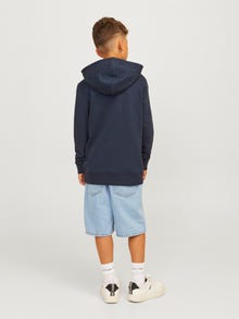 Jack & Jones Logo Hoodie Junior -Navy Blazer - 12258968