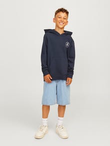 Jack & Jones Logo Hoodie Junior -Navy Blazer - 12258968