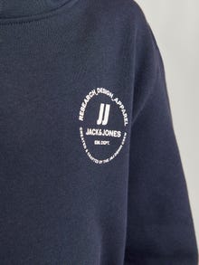Jack & Jones Logo Hoodie Junior -Navy Blazer - 12258968