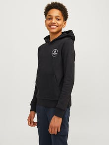 Jack & Jones Gedruckt Kapuzenpullover Mini -Black - 12258969