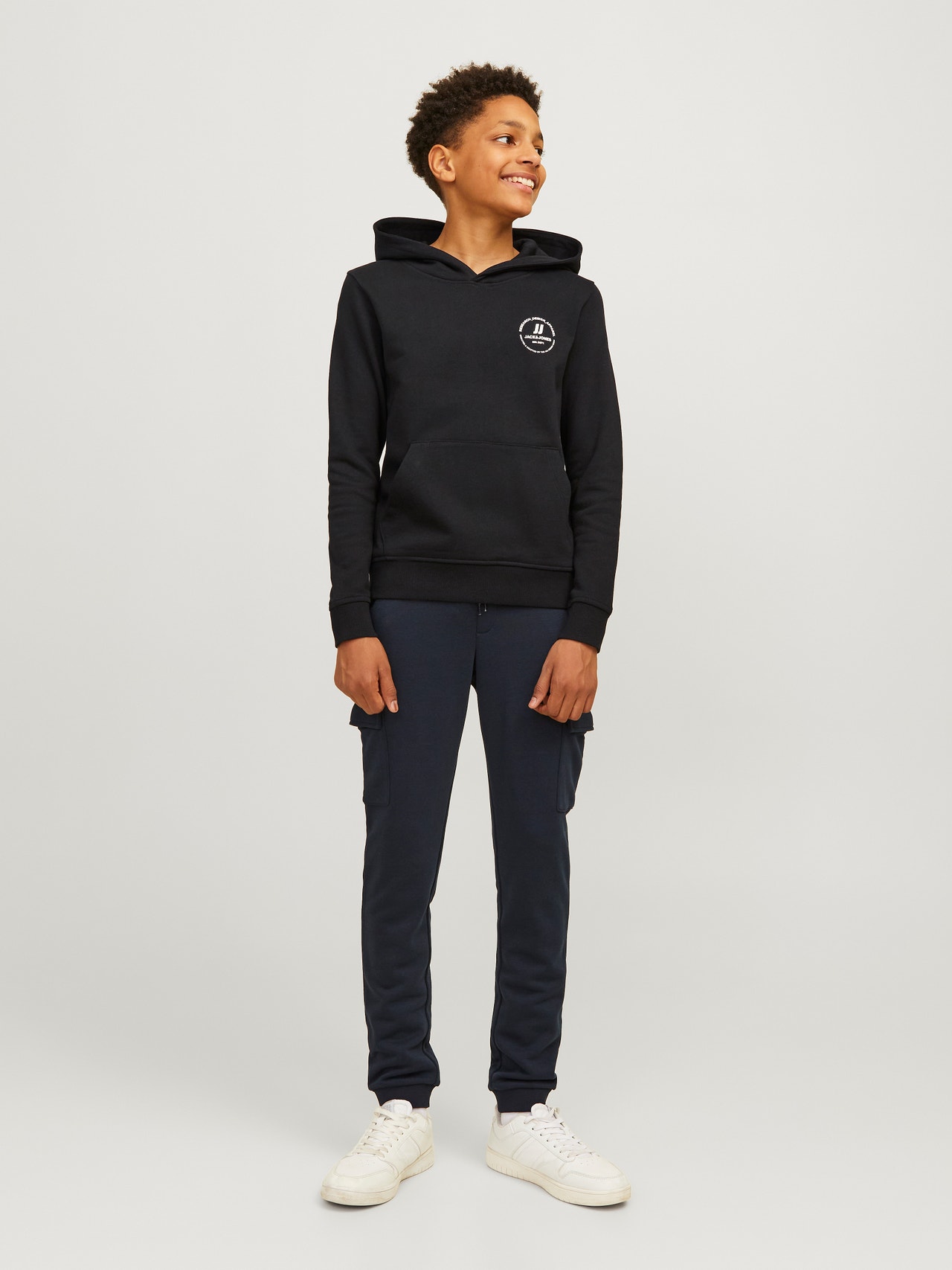 Jack & Jones Gedrukt Hoodie Mini -Black - 12258969