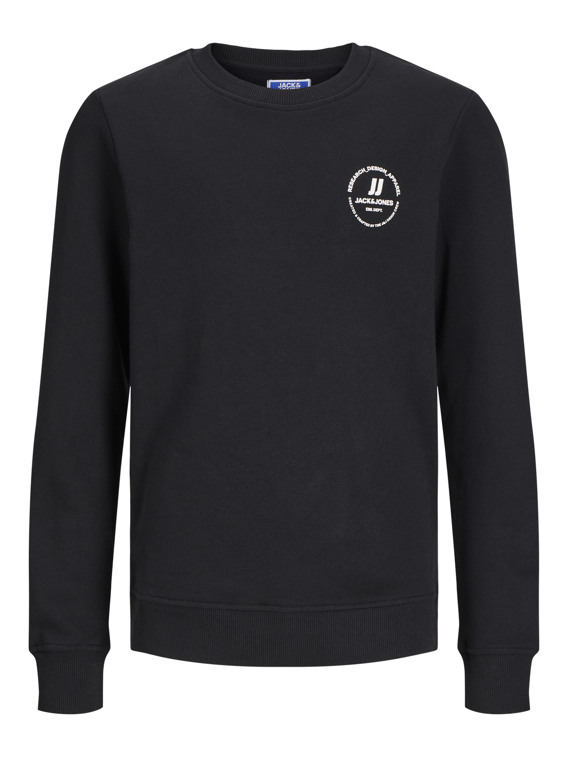 Jack & Jones Nyomott mintás Személyzeti nyakú pulóver Mini -Black - 12258972