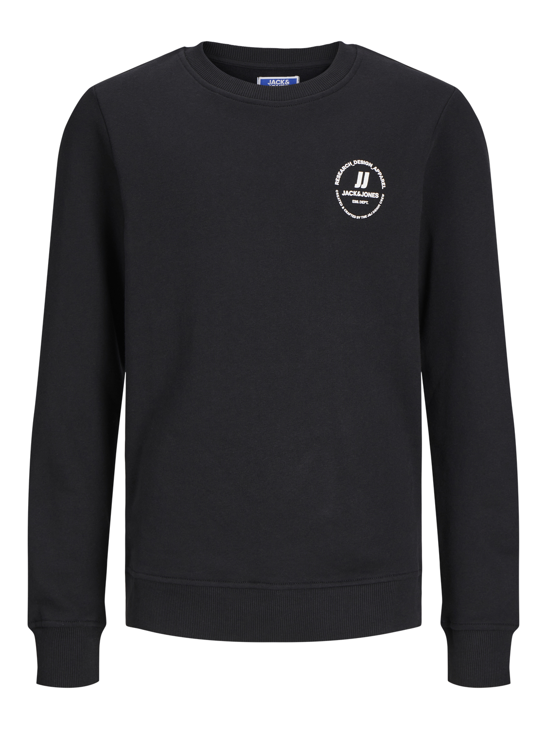 Jack & Jones Printet Sweatshirt med rund hals Mini -Black - 12258972