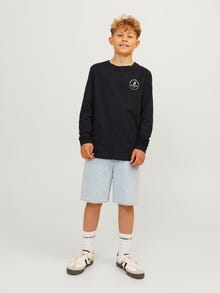 Jack & Jones Printet Langærmet T-shirt -Black - 12258973