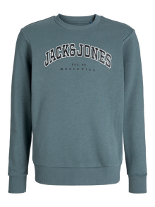 Jack & Jones Sweat-shirt Logo Mini -Stormy Weather - 12258980