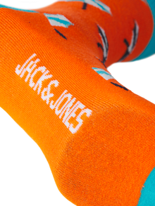 Jack & Jones 5-balení Ponožky -Persimmon Orange - 12259000