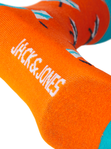 Jack & Jones 5-pack Socks -Persimmon Orange - 12259000