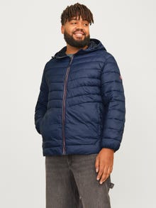 Jack & Jones Plius Pūkinė striukė -Navy Blazer - 12259003