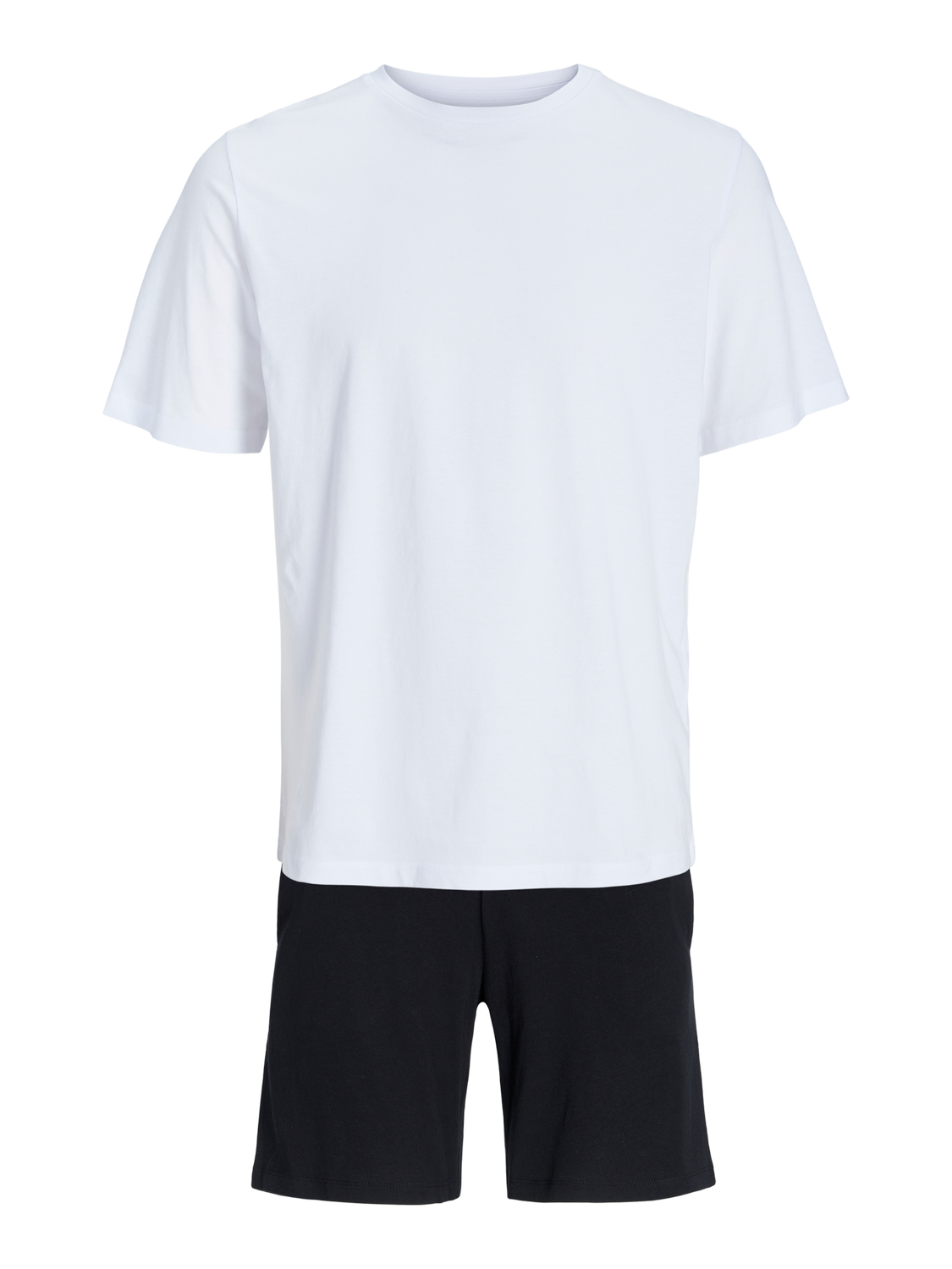 Jack & Jones Plain Crew neck Loungewear set -White - 12259009