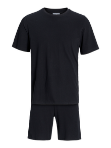 Jack & Jones Conjunto de Loungewear Liso Decote Redondo -Black - 12259009