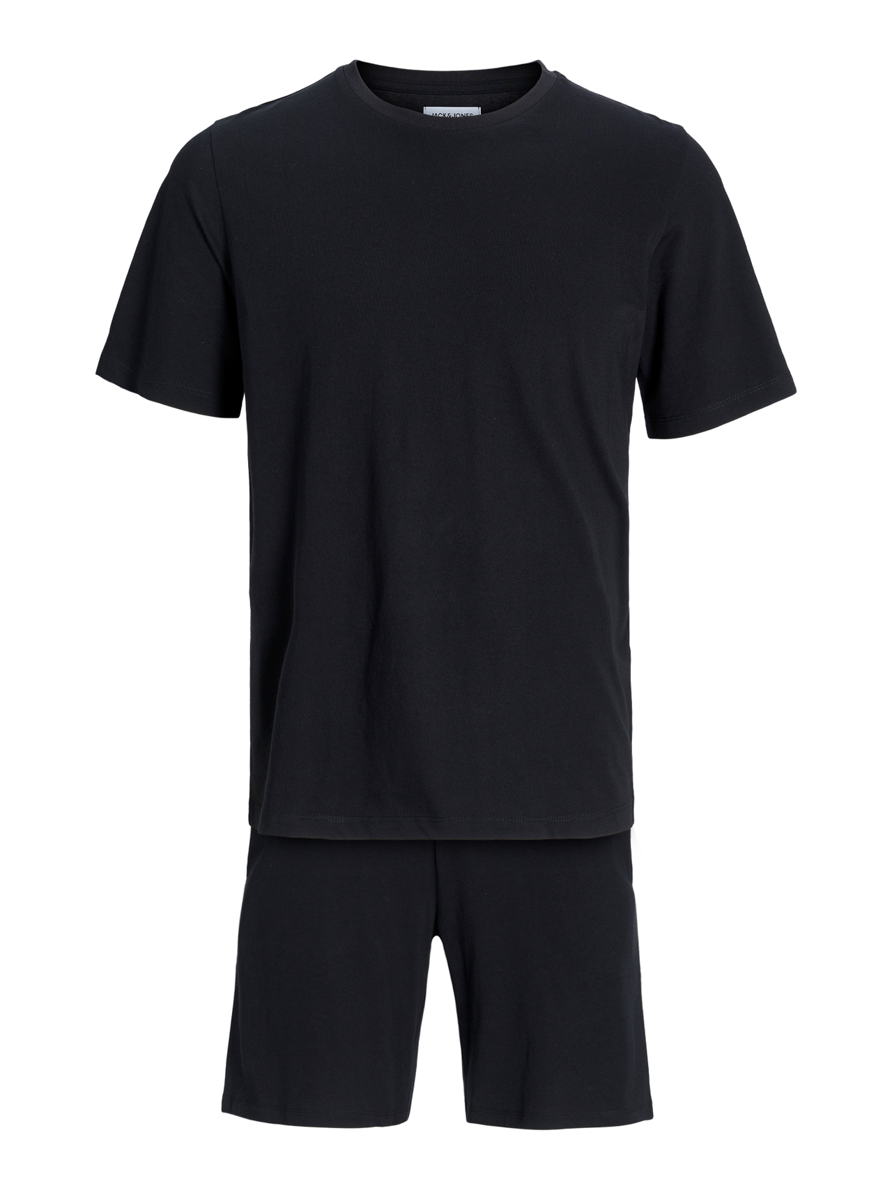 Jack & Jones Conjunto de Loungewear Liso Decote Redondo -Black - 12259009