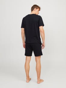 Jack & Jones Conjunto de Loungewear Liso Decote Redondo -Black - 12259009