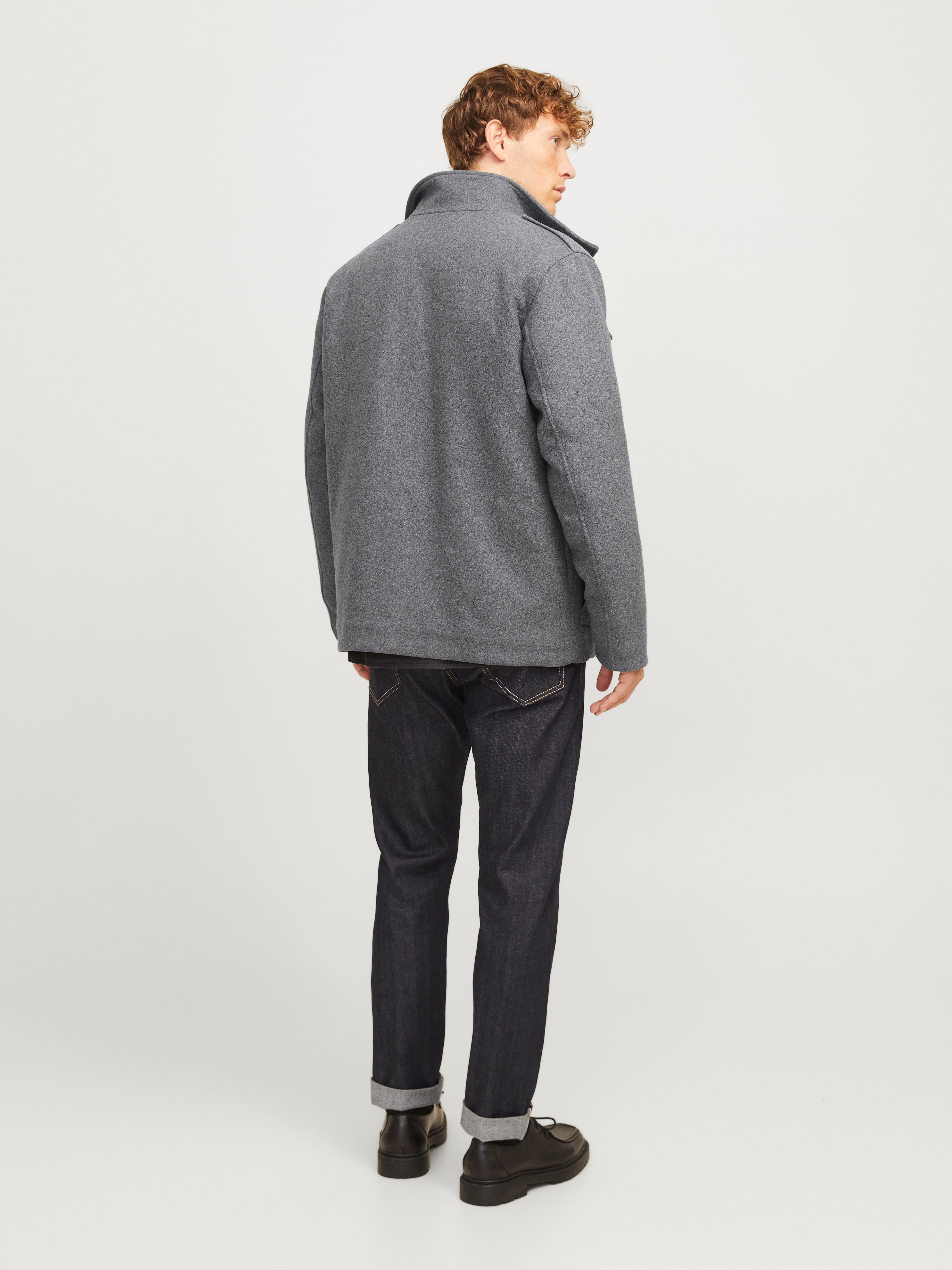 Wool coat | Medium Grey | Jack & Jones®