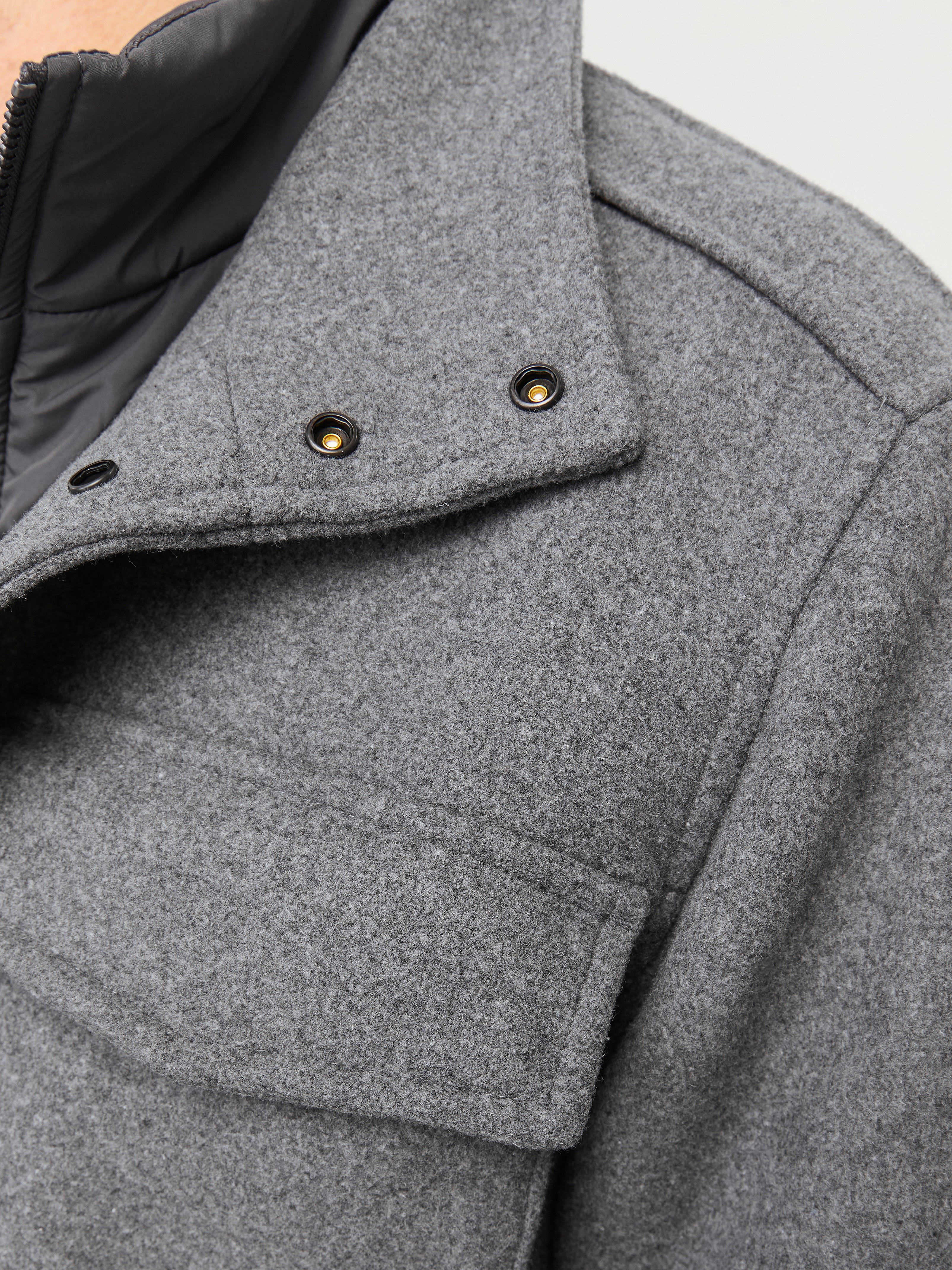 Wool coat | Medium Grey | Jack & Jones®