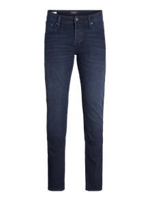 Jack & Jones JJIGLENN JJORIGINAL SQ 260 NOOS Priglundantys džinsai -Blue Denim - 12259055