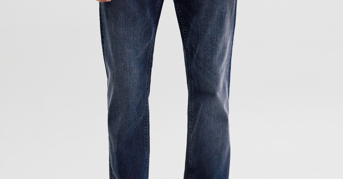 Jean Slim Jack & Jones JJIGLENN - Coupe Ajustée, élasthanne - 71% Coton, 22% Polyester - Taille Basse