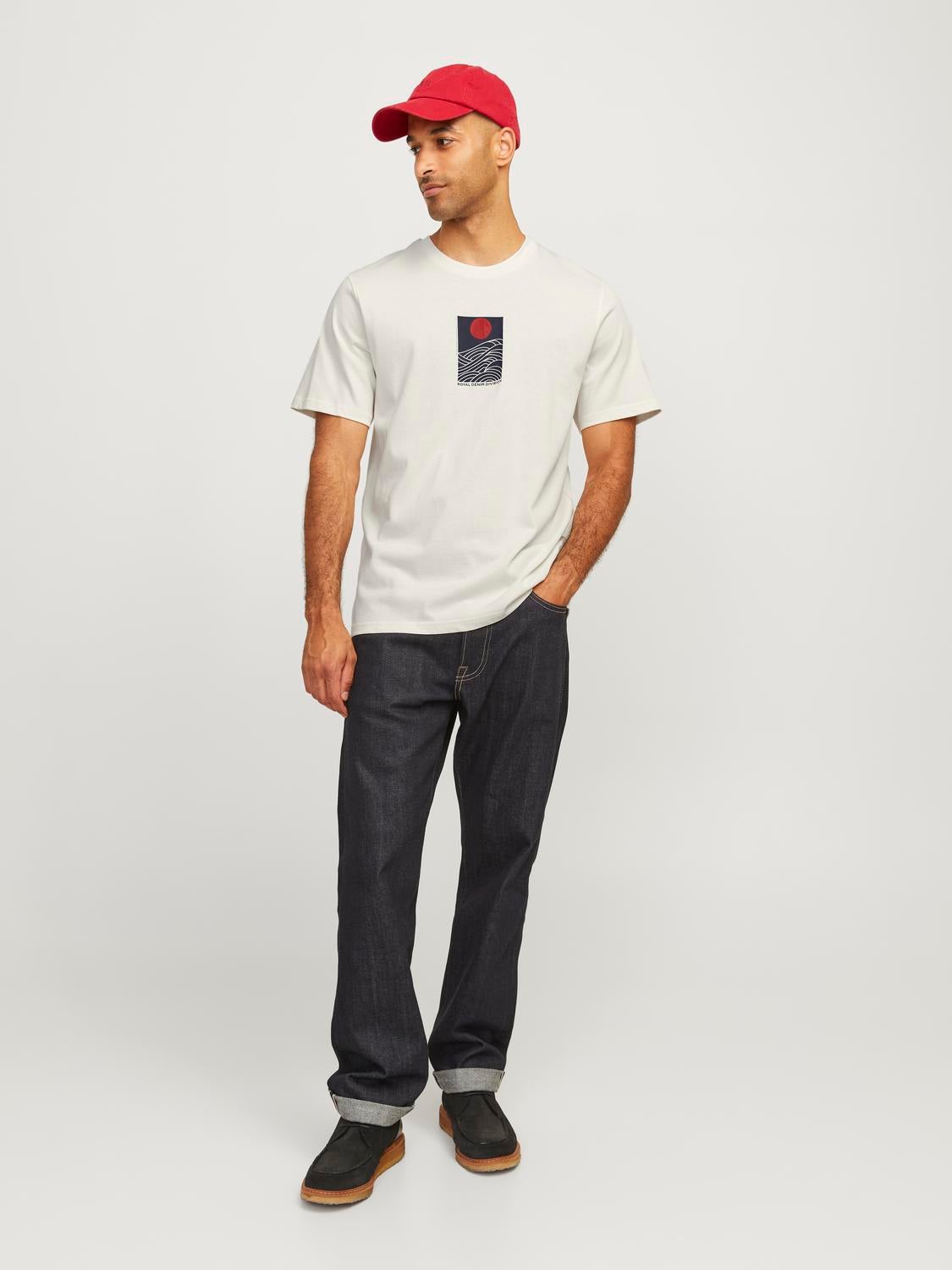 Thumbnail - Gedruckt Rundhals T-shirt