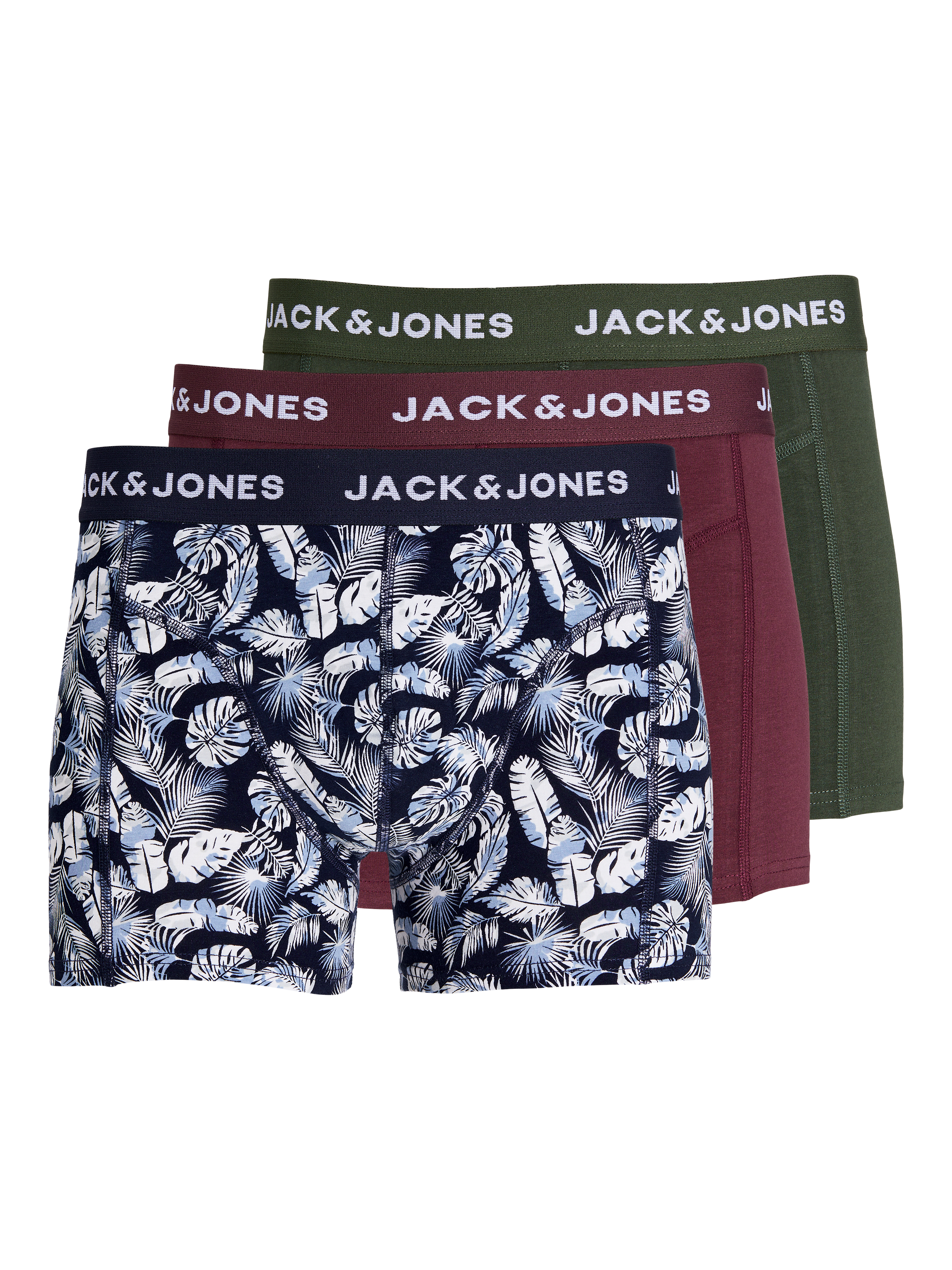 Jack & Jones 3-pack Trunks -Navy Blazer - 12259088